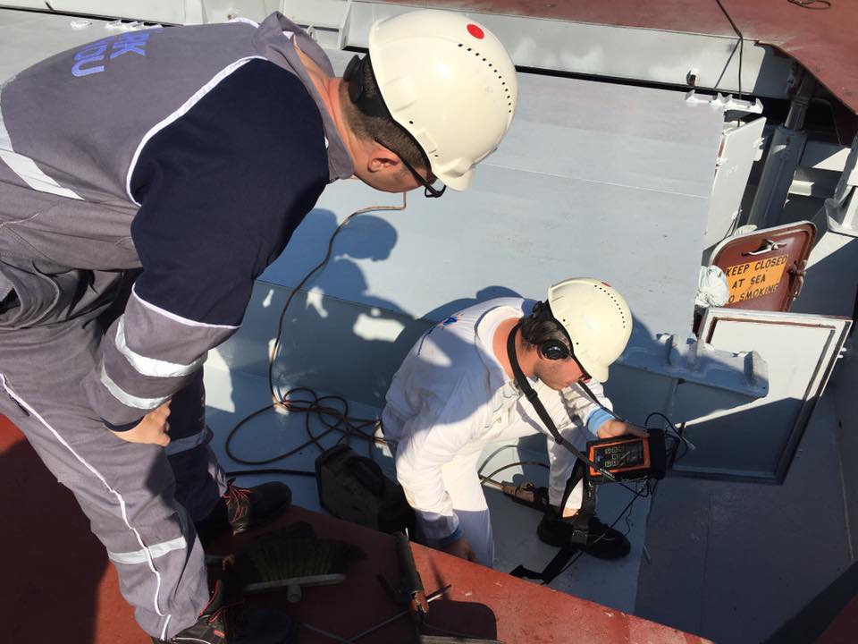 Gemi Ambar Kapakları Ultrasonik Sızdırmazlık Testi